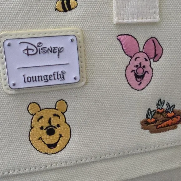 Loungefly Disney Winnie The Pooh Pale Yellow Backpack. NWT - Picture 8 of 10